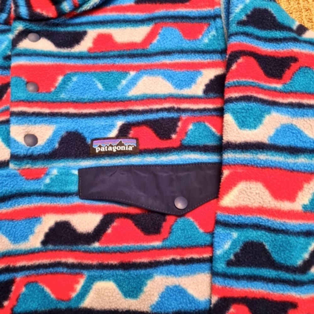 Patagonia Lightweight Synchilla Snap-T Fleece Pullover Delta Navy Blue Men's S - Picture 6 of 16